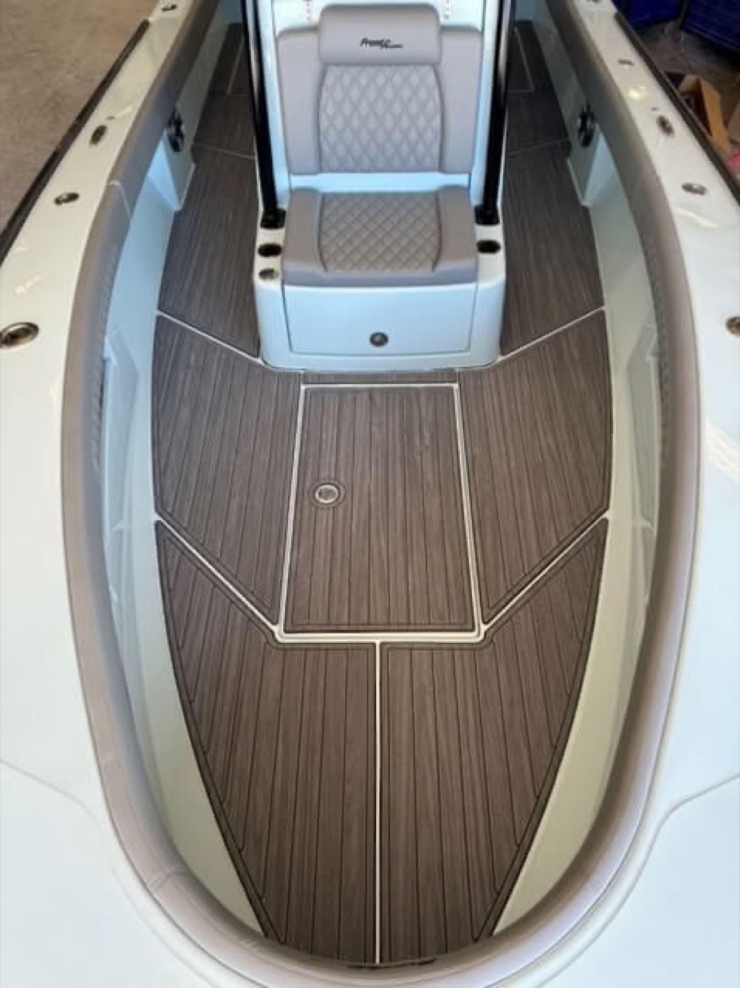 SeaDek faux-teak detail